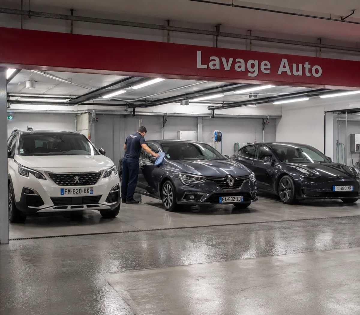 Centre de lavage auto partenaire avec parking gratuit