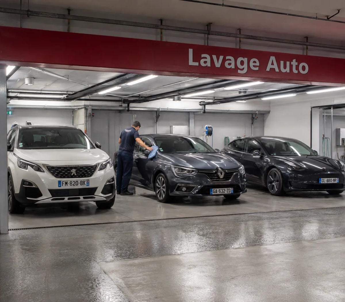Centre de lavage auto partenaire avec parking gratuit