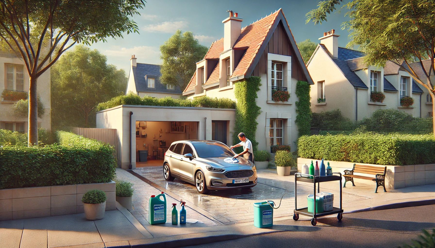 Service de nettoyage voiture WashLib, en centre ou à domicile